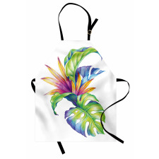 Abstract Colored Leaves Apron