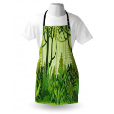 Cartoon Rainforest Apron