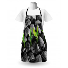 Basalt Stones Bamboo Apron