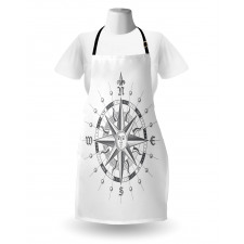 Face Sun Drawing Style Apron