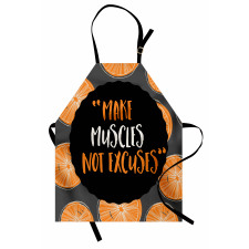 Ilham Verici Mutfak Önlüğü Portakal Dilimleri