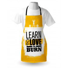 Love the Burn Grungy Apron