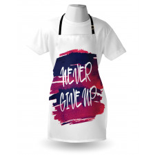 Brushstrokes with Words Apron