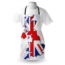 Country Map Flag Apron