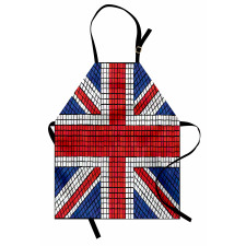 Mosaic British Flag Apron