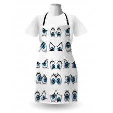 Cartoon Emoticons Funny Apron