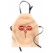 Oriental Mandala Ancient Zen Apron