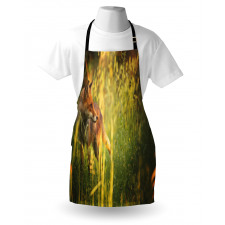 Vixen Mammal Summer Forest Apron