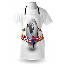 Orbit of National Flags Apron