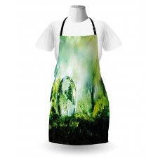 Globe in Fresh Forest Apron