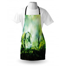 Globe in Fresh Forest Apron