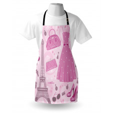 Feminen Mutfak Önlüğü Puantiyeli Elbise Parisian Moda