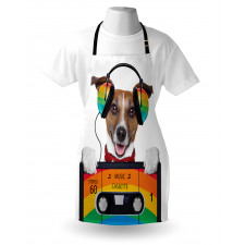 Dog Headphones Apron