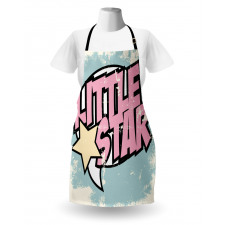 Grunge Retro Star Apron