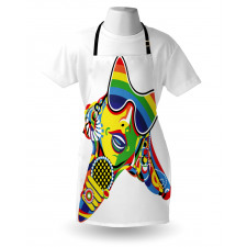 Rainbow Color Art Apron