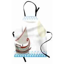 Ornate Greek Ship Apron