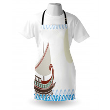 Ornate Greek Ship Apron