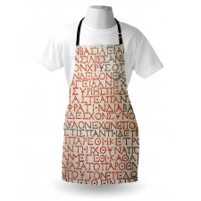 Old Latin Tombstone Apron