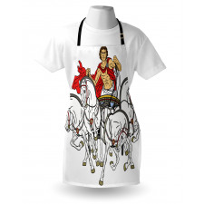 Hellenic Man Chariot Apron