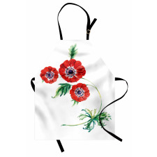 Red Watercolors Apron
