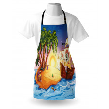 Exotic Sea Island Apron