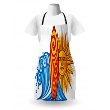 Ocean Wave Sun Apron