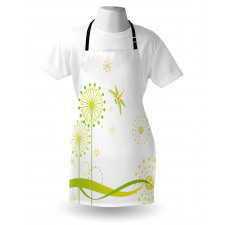 Spring Dandelion Art Apron