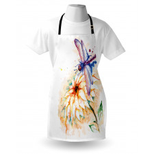 Watercolor Lily Bloom Apron