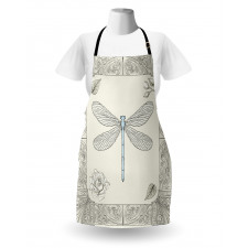 Royal Rose Petals Apron