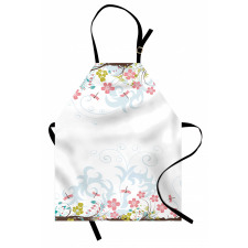 Vivid Spring Leaves Apron