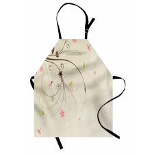 Bouquet Shabby Plant Apron