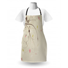 Bouquet Shabby Plant Apron