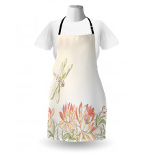 Lotus Flower Field Apron