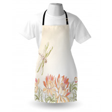 Lotus Flower Field Apron