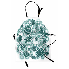 Abstract Daisy Flower Apron