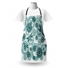 Abstract Daisy Flower Apron