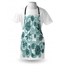 Abstract Daisy Flower Apron