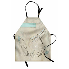 Romantic Sketch Art Apron