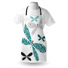 Ornate Damask Apron