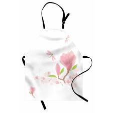 Soft Magnolia Leaves Apron