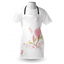 Soft Magnolia Leaves Apron