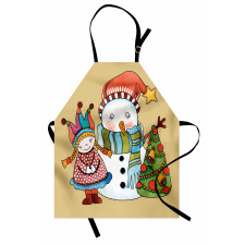 Toy Snowman Tree Apron