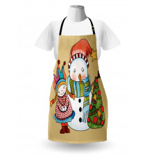 Toy Snowman Tree Apron