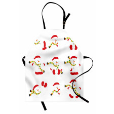 Snowmen with Scarf Apron