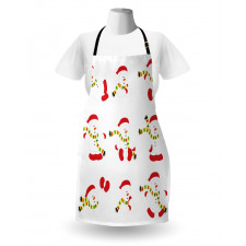 Snowmen with Scarf Apron