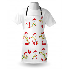 Snowmen with Scarf Apron