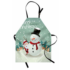 Xmas Winter Theme Apron