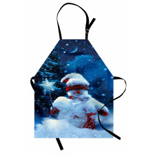 Snowman Magic Wand Apron