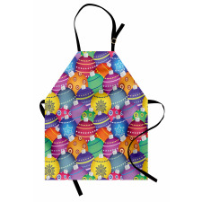 Colorful Xmas Balls Apron