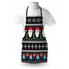 Nordic Retro Borders Apron